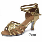 Indoor satin Latin dance shoes - DanaFashionstore