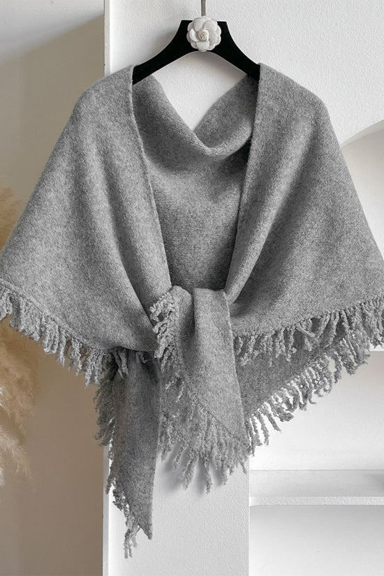 Autumn And Winter Solid Color All-match Warm Scarf