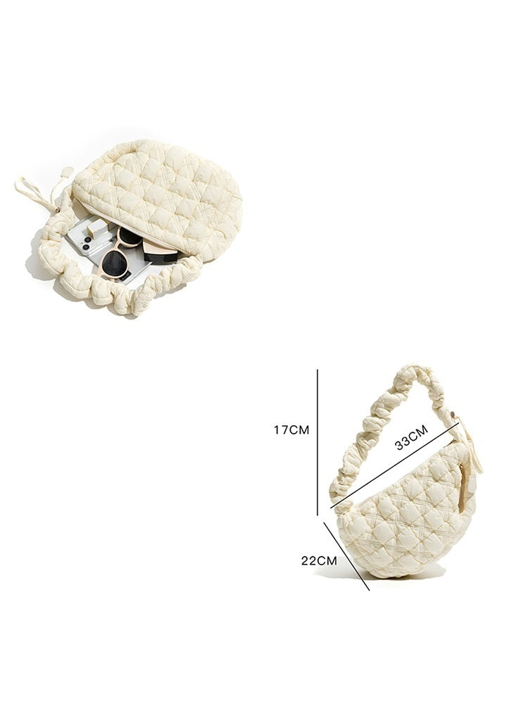 Minority All-Match Cloud Pleated Big Bag - Dana Fashion