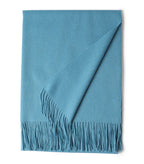 New Solid Color Wool Long Beard Warm Tassel Scarf Thick - DanaFashionstore