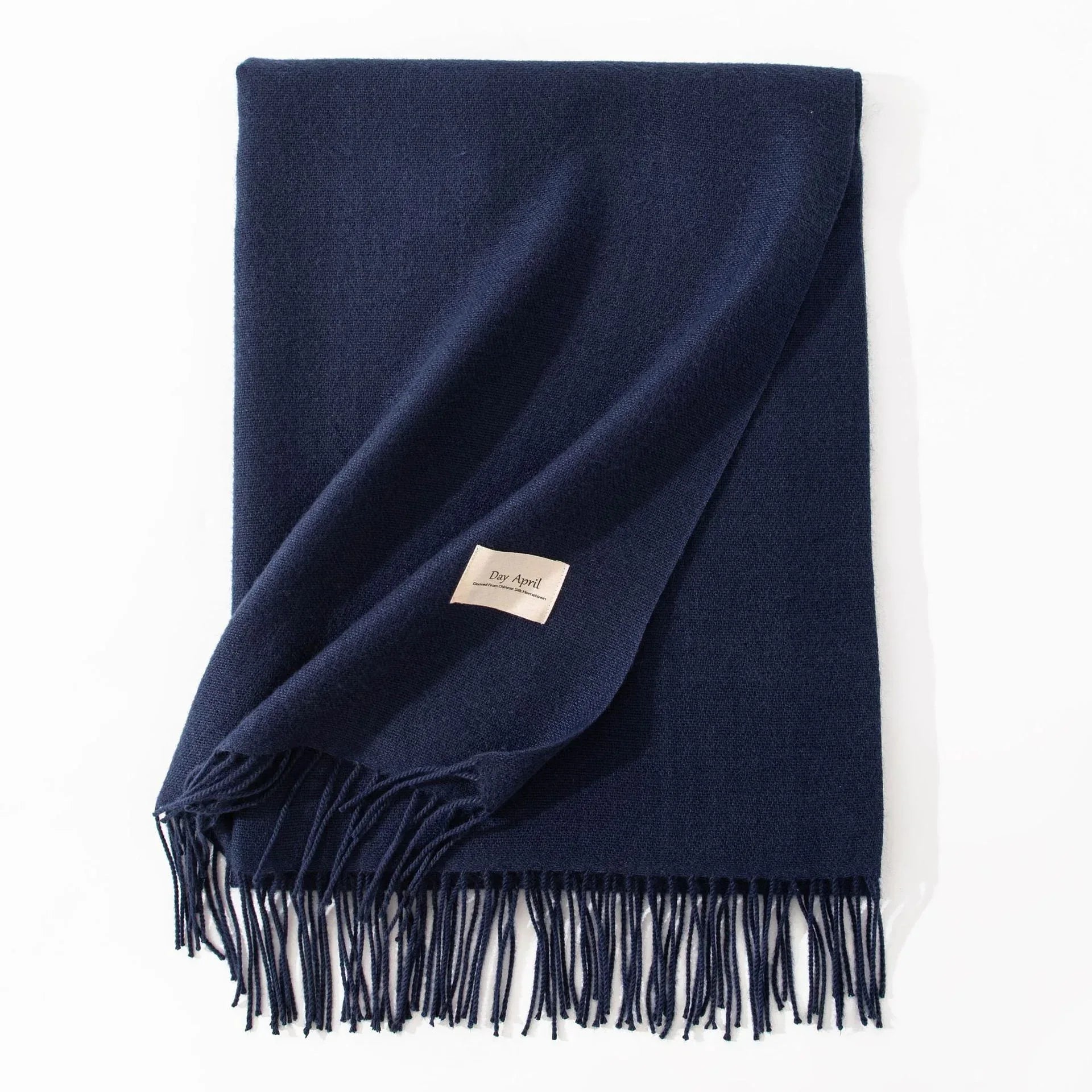 Pure Color Artificial Cashmere Scarf Women's Winter High-grade Shawl - DanaFashionstore
