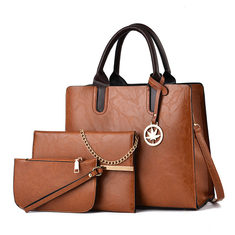 Women's Large Capacity Three-piece Messenger Bag - Dana Fashion