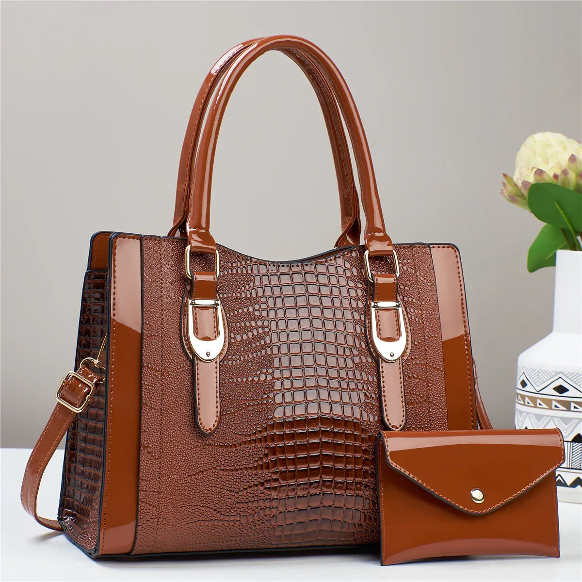 Two-piece Set Commuter Hand-carrying Bag Large Capacity Crossbody - DanaFashionstore