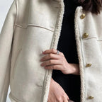 Idle Style Lamb Plush Coat Women's Winter Fur  Thick