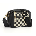 Cow Color Matching Multifunctional Zipper Crossbody Bag - DanaFashionstore