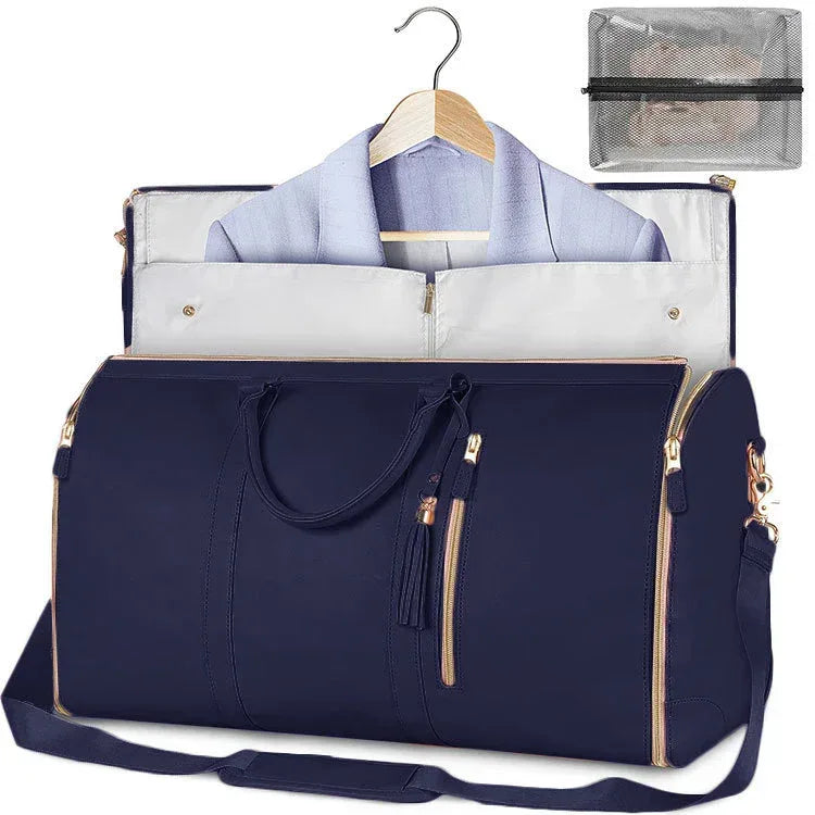 Large Capacity Travel Duffle Bag Women's Handbag Folding Suit Bag Waterproof Clothes Totes - DanaFashionstore