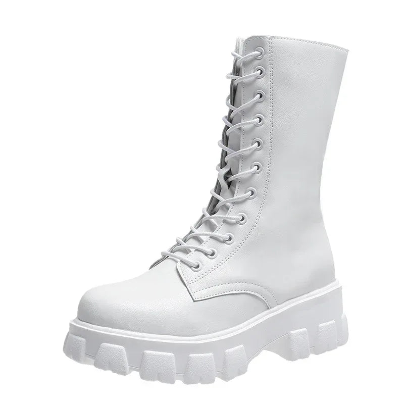 Velvet Mid-tube Microfiber Round Head Artificial Wool Adult Women's Boots - DanaFashionstore