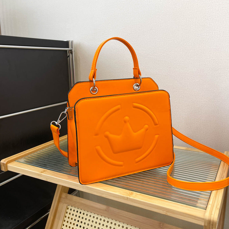 Women's Shoulder Bag Embossed Simple Cross-border PU Soft Leather Textured - Dana Fashion