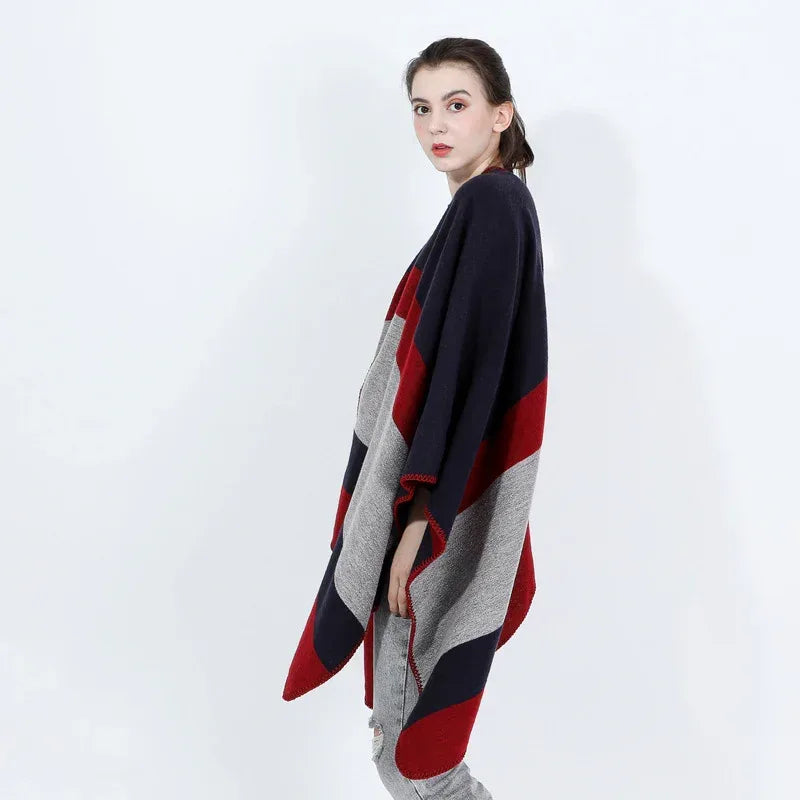 Women's Jacquard Silver Silk Shawl - DanaFashionstore