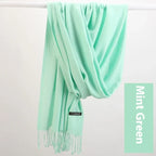 Pure Color Warm Keeping Scarf All-match Cashmere Shawl - DanaFashionstore