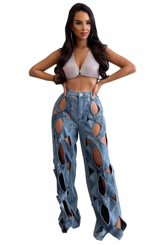 Casual Love Twist Jeans For Women