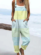 Fashion 3D Printing Suspenders 2026 - Summer Casual Jumpsuit - DanaFashionstore