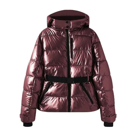 Women's Waist Slimming With Belt Cotton-padded Jacket
