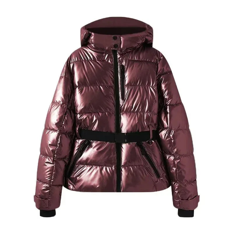 Women's Waist Slimming Belt Cotton Jacket 2026 - Padded Winter Coat - DanaFashionstore