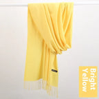Pure Color Warm Keeping Scarf All-match Cashmere Shawl - DanaFashionstore