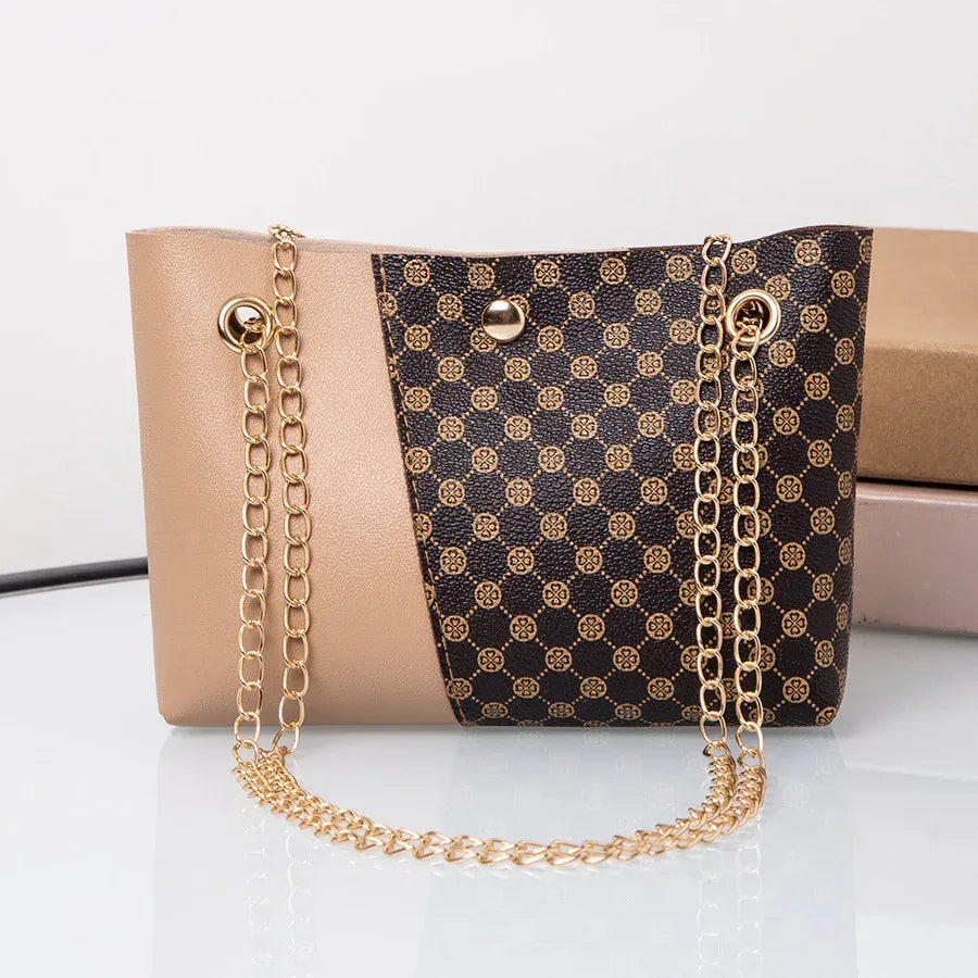Dotted Prints Chain Shoulder Messenger Bag - DanaFashionstore