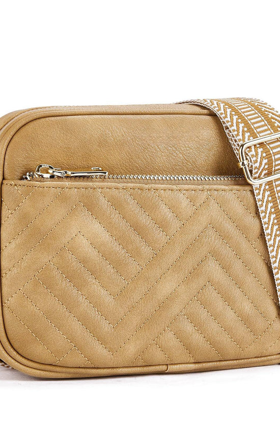 Cow Color Matching Multifunctional Zipper Crossbody Bag - DanaFashionstore