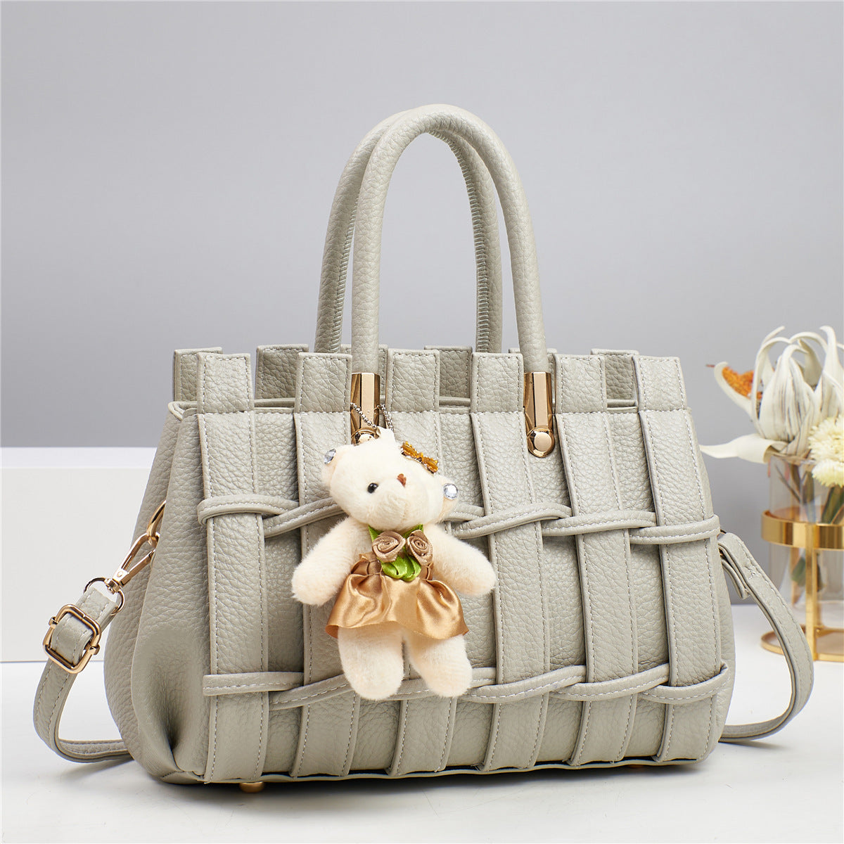 New Anti-scratch Women's Bag Fashion Hand-woven Handbag Shoulder Bag - Dana Fashion