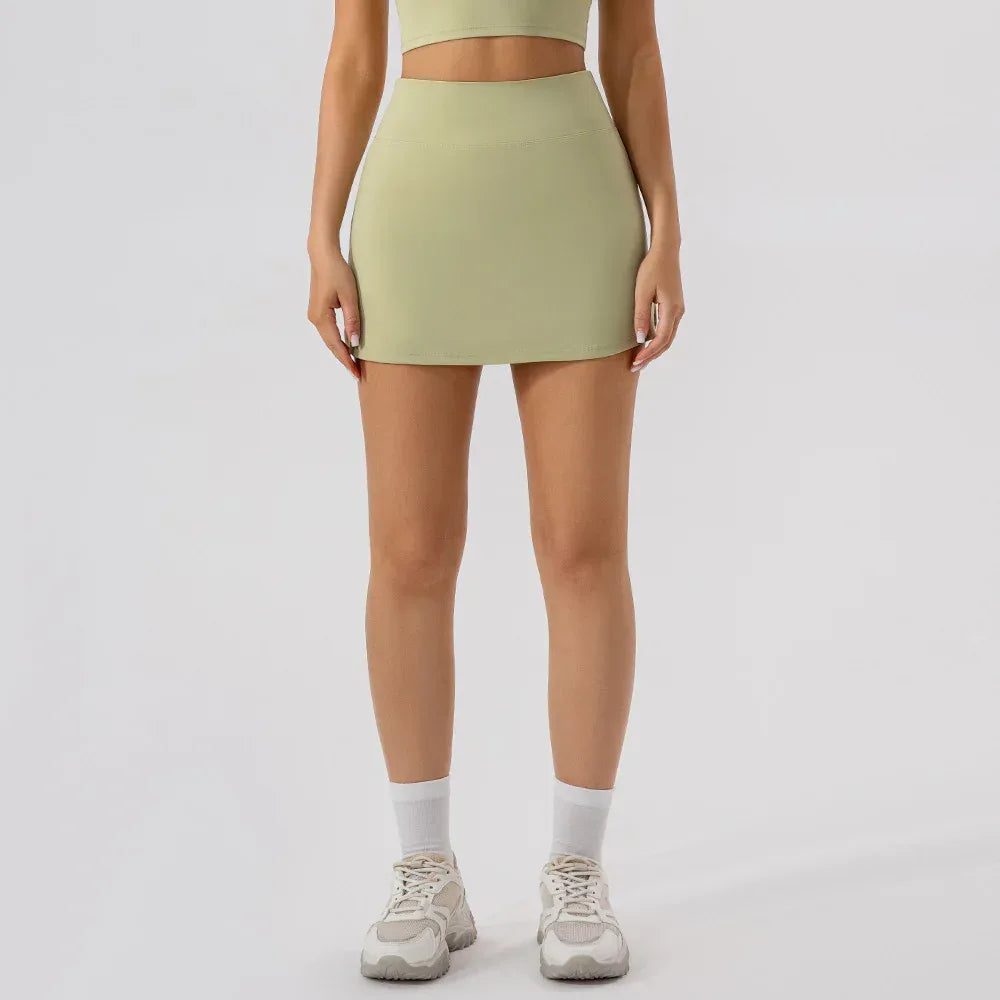 Slim Fit Yoga Skirts Breathable Mini Skirt Fitness Tennis Exercise Skirt - DanaFashionstore