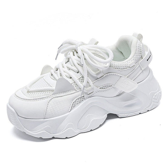 Dad Shoes Student All-matching Height Increasing White Casual Sneaker $35.90 Dana Fashion Color: FB3306 Black Size: 35 Women's shoes Product information: Applicable sports: Universal Lining material: Cotton Color: FB3306 White, FB3306 Black Upper height: