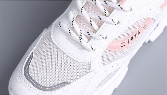 Dad Shoes Women's Summer Breathable Mesh Thin Student Board Shoes $29.99 Dana Fashion Color: Blue size: 35 Women's shoes Product information: Pattern: solid color Color: white, blue, pink Heel height: super high heel (above 8cm) Size: 35, 36, 37, 38, 39,