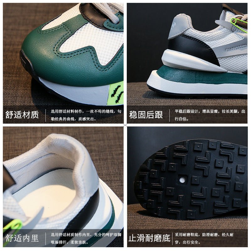 Daddy Breathable Summer Genuine Leather Thick Bottom Women's Clothing Argan Sneaker $40.81 Dana Fashion Color: Blue Size: 36 Women's shoes Product information: Pattern: solid color Applicable sports: Universal Lining material: Mesh Color: yellow, green, b