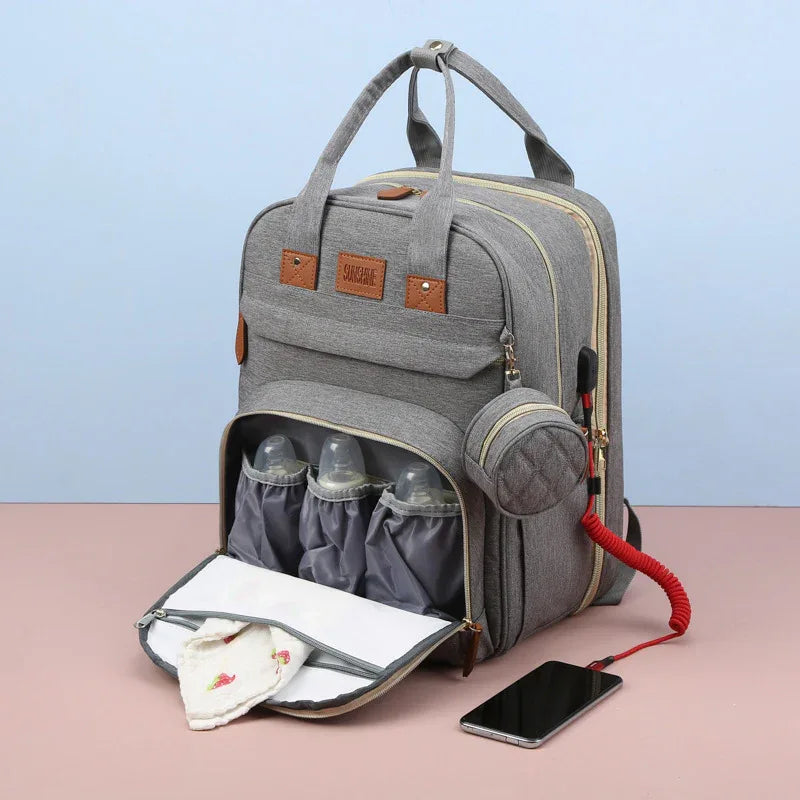 Folding Crib, Sunshade, Multi-function Mommy Bed - DanaFashionstore