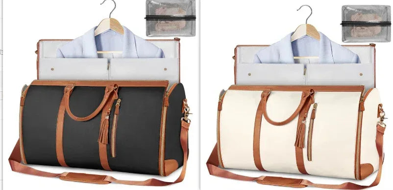 Large Capacity Travel Duffle Bag Women's Handbag Folding Suit Bag Waterproof Clothes Totes - DanaFashionstore