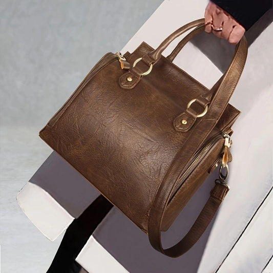 Women's Multifunctional Leather Shoulder Bag Handbag - Dana Fashion