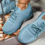 Women's Sneaker Thick Bottom Solid Color Dad Shoes - DanaFashionstore
