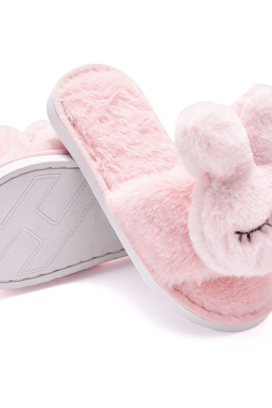 Plush Slippers Parent-child Cute Cartoon Rabbit