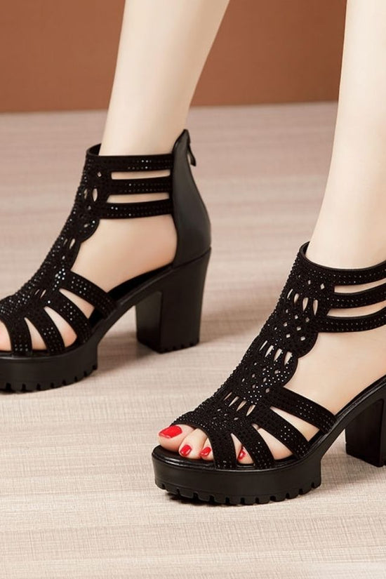 Ladies Soft Sole Toe Heightening Boots