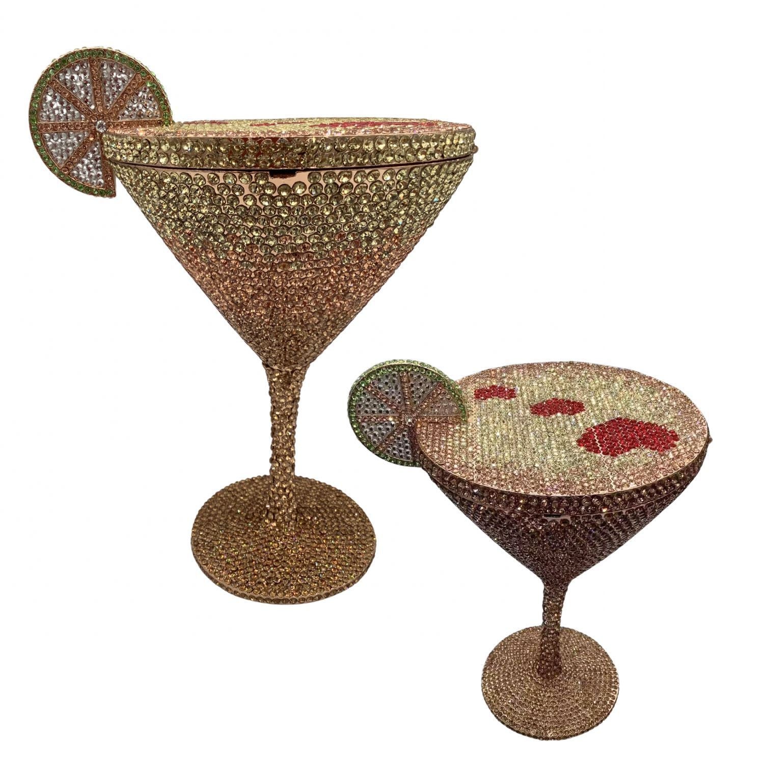 Cocktail Goblet Diamond Dinner Hand Bag - Dana Fashion