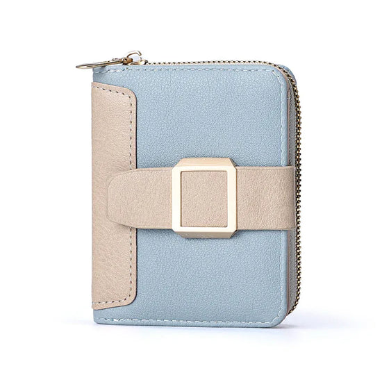 Women's Short Zipper Vertical Buckle Small Wallet - DanaFashionstore
