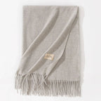 Pure Color Artificial Cashmere Scarf Women's Winter High-grade Shawl - DanaFashionstore