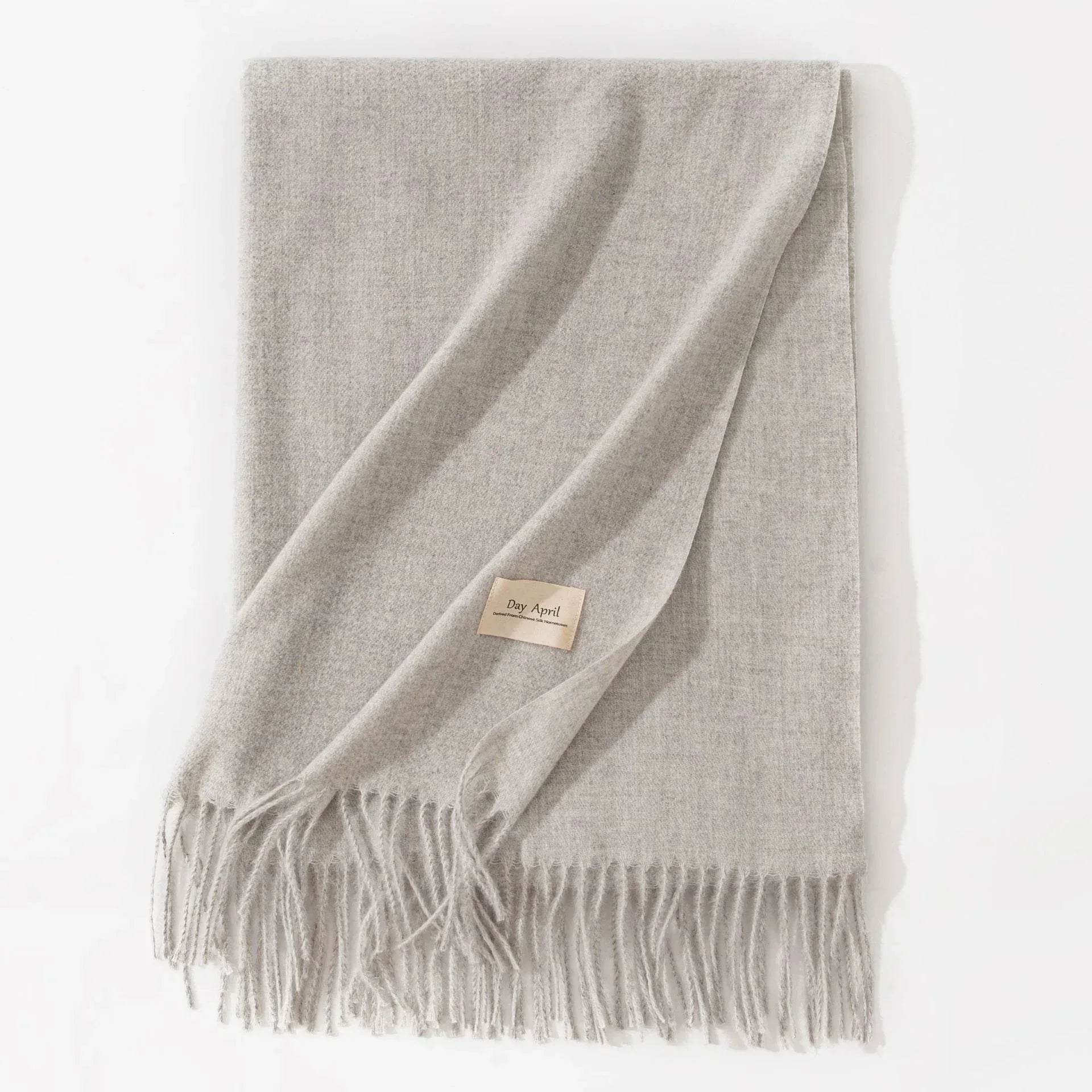 Pure Color Artificial Cashmere Scarf Women's Winter High-grade Shawl - DanaFashionstore