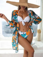 Women's Three-piece Bikini Mesh Split Swimsuit - DanaFashionstore