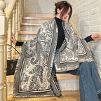 Female Versatile Fashion Thickened Warm Cashmere Scarf - DanaFashionstore