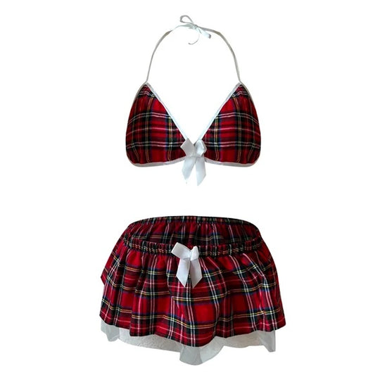 Sexy Lingerie School Girl Sleepwear Dress Nightwear Underwear Babydoll Women USA - Dana Fashion