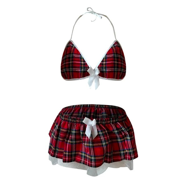 Sexy Lingerie School Girl Sleepwear Dress Nightwear Underwear Babydoll Women USA - Dana Fashion