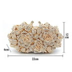 Hollow Rose Diamond Dinner Bag - DanaFashionstore