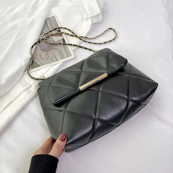 Simple Portable Casual Fashion Crossbody Diamond Embroidery Thread Chain Bag - DanaFashionstore