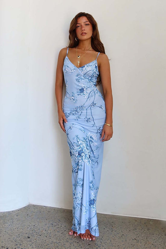 Y2K Slim Flowers Printing Slip Dress Women's Summer Suspender Skirt Vacation Beach Long Dresses