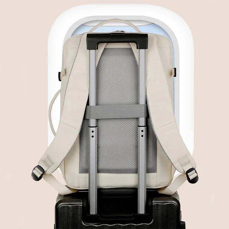 Large Capacity Backpack For Women Men Multiple Pockets And Zippers Versatile Computer Bags Business Travel Backpack - DanaFashionstore