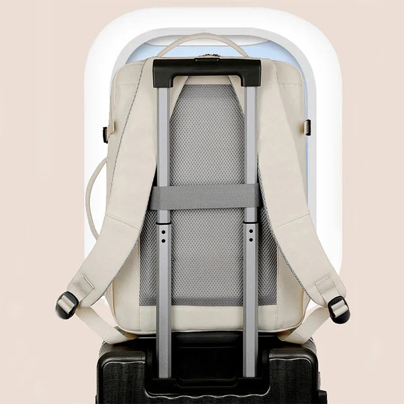 Large Capacity Backpack For Women Men Multiple Pockets And Zippers Versatile Computer Bags Business Travel Backpack - DanaFashionstore