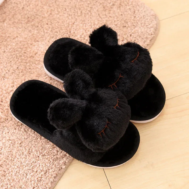 Plush Slippers Parent-child Cute Cartoon Rabbit - DanaFashionstore