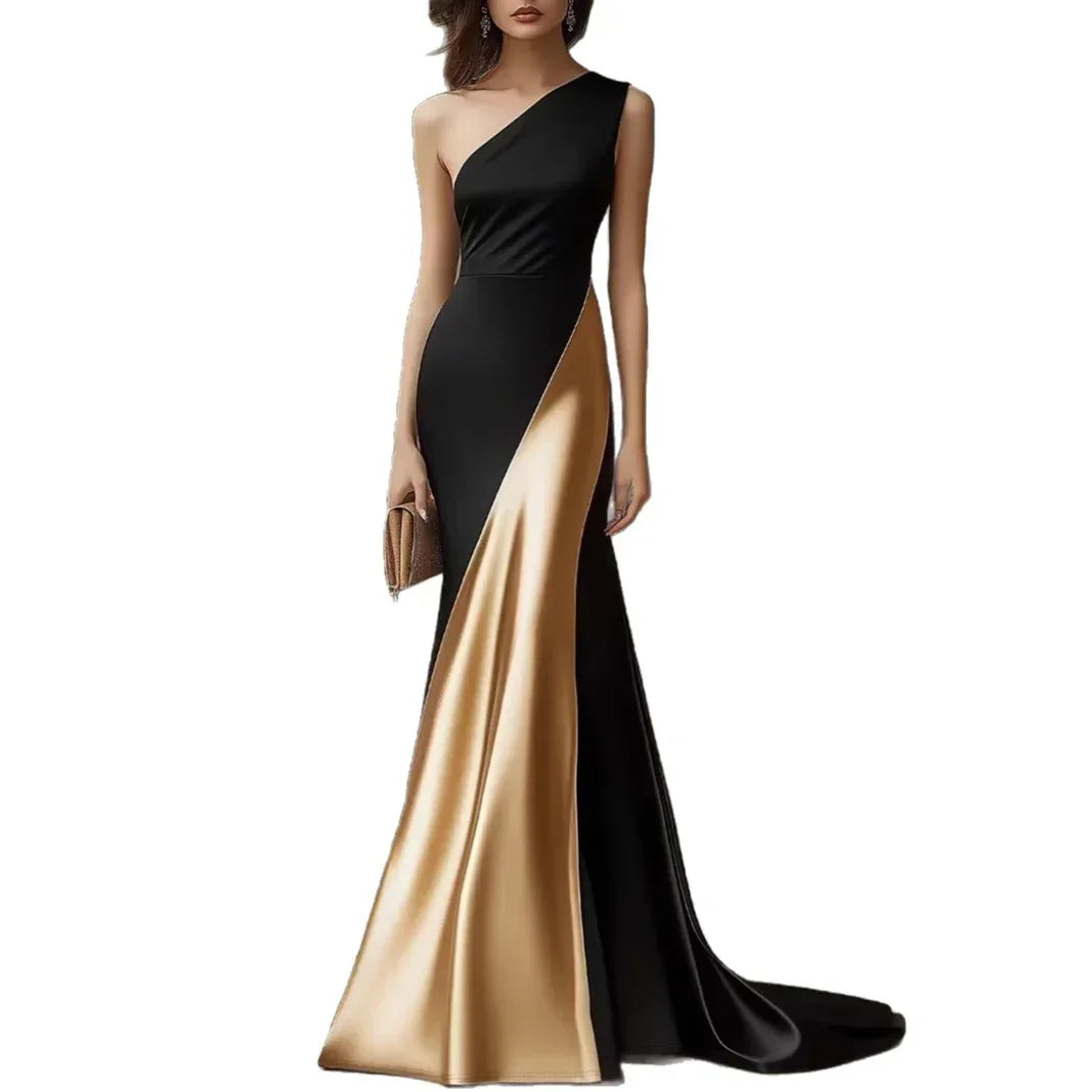 Womens Stylish And Elegant Satin Dress - DanaFashionstore