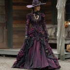 Witch Witch Dress Digital Printing American Style