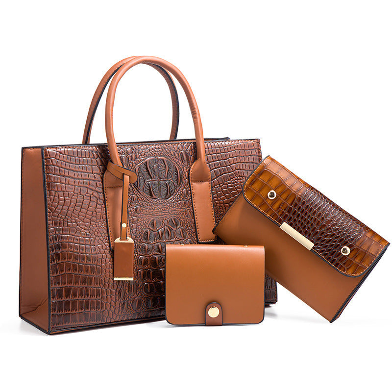 Women's Handbag Shoulder Bag Three-piece Set - Dana Fashion