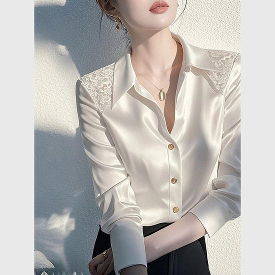 Light Luxury Fashion Elegant Basic Shirt - DanaFashionstore